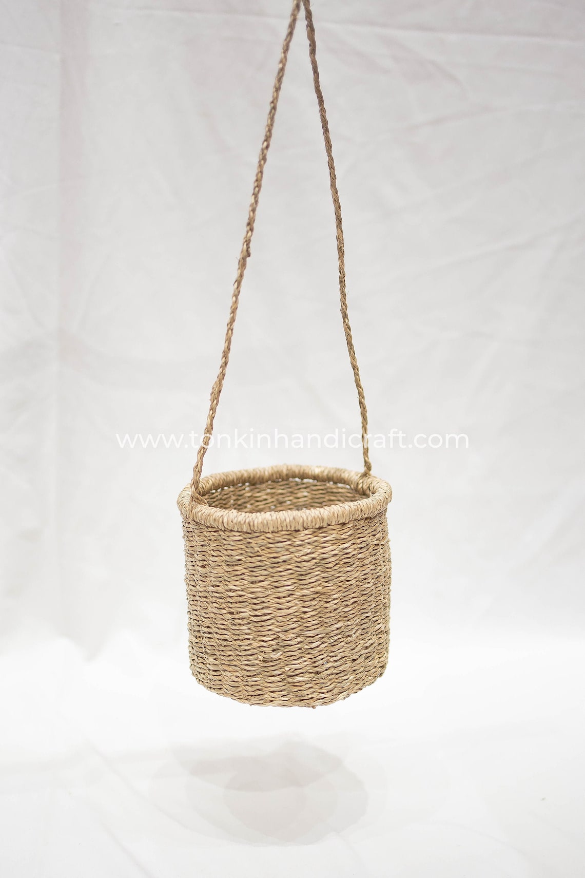 Seagrass Basket Hanging Fruit Basket Planter Container Etsy