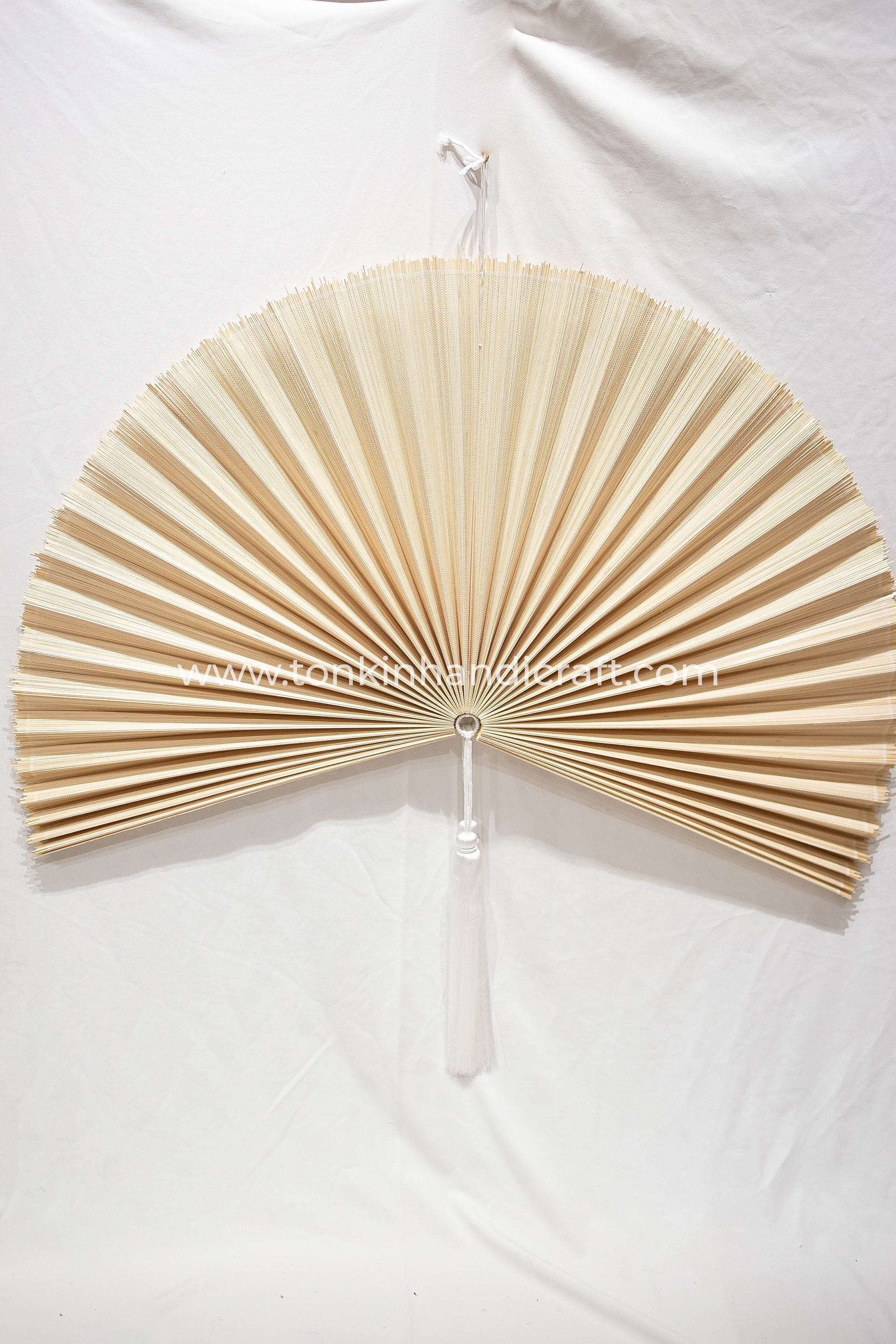 Bamboo Wall Hanging Fan Home decor Handmade Woven Wall Decor Etsy