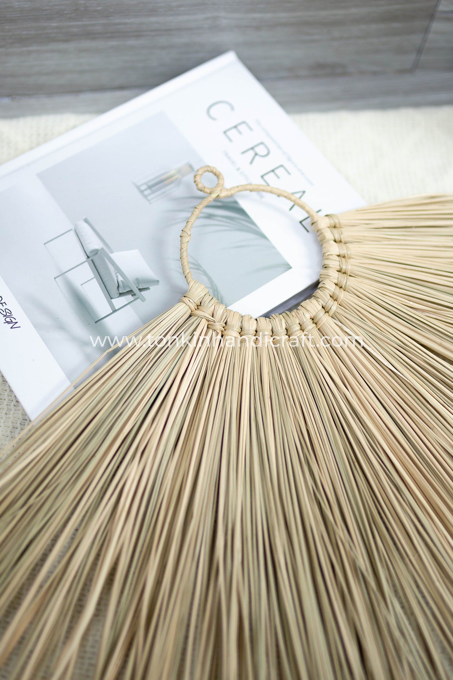 Seagrass Wall Hanging Fan Home Decor Handmade Woven Wall Decor Etsy