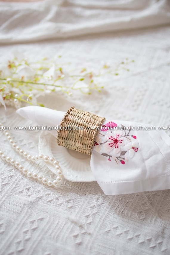 Natural napkin rings sale