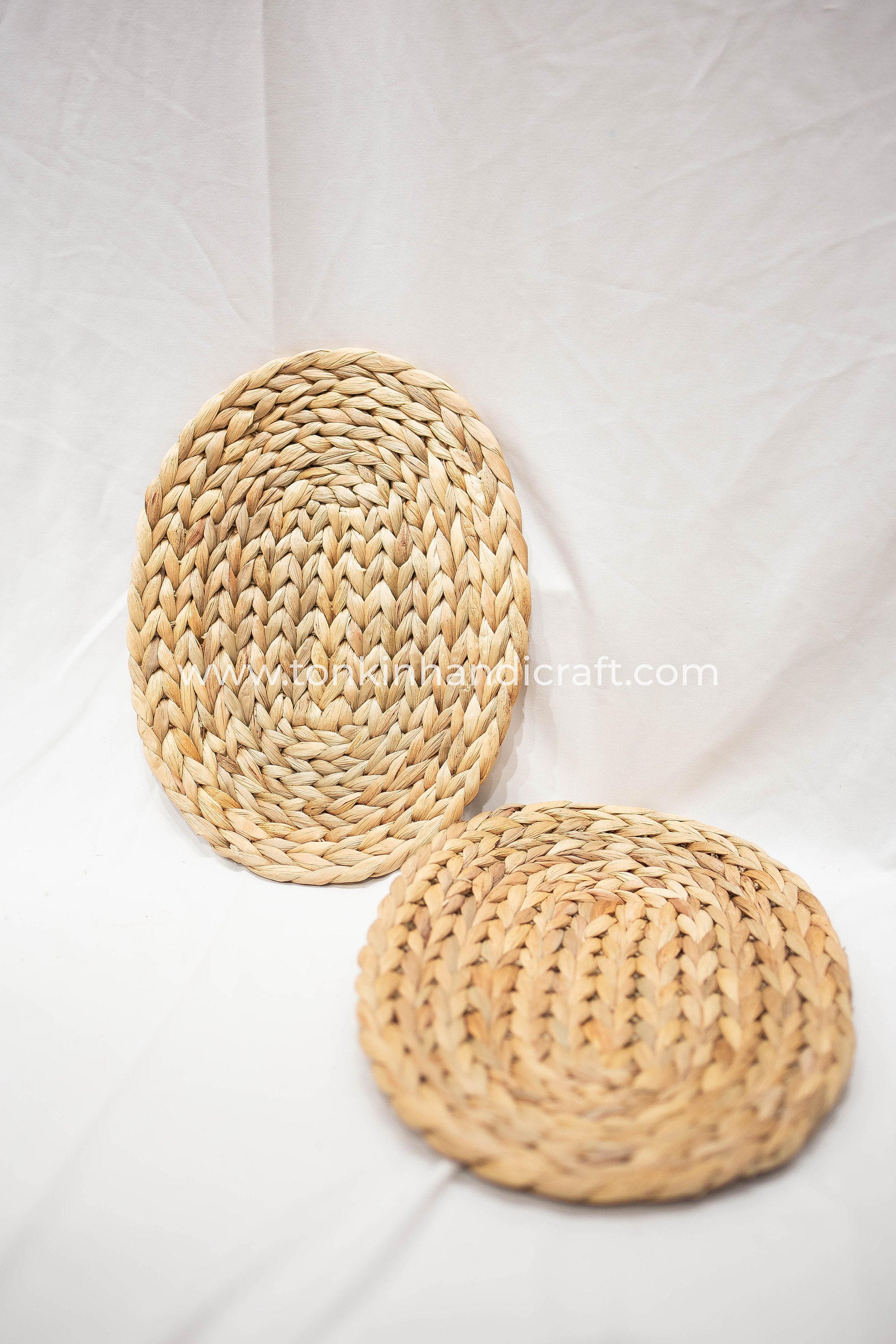 Set of 2 Placemats Oval Wicker Placemat Woven Table Pads Etsy