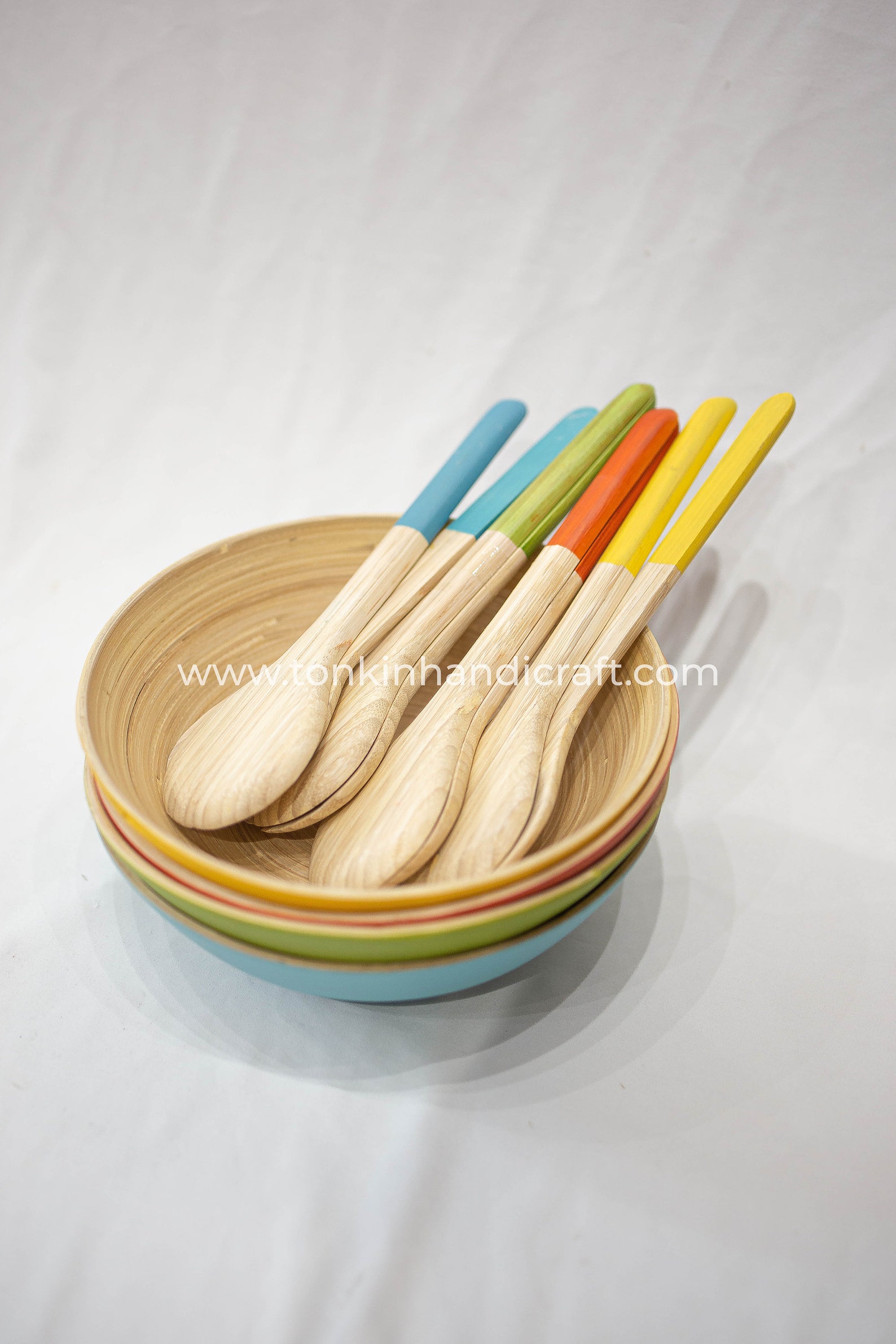 Personalisierte Utensilien Bambus Gabel und Löffel Salat | Etsy