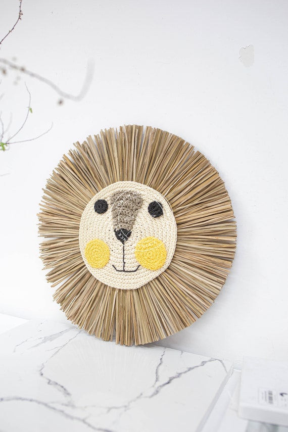Lion Wall Hanging Jungle Themed Wall Tapestry for Kids Etsy