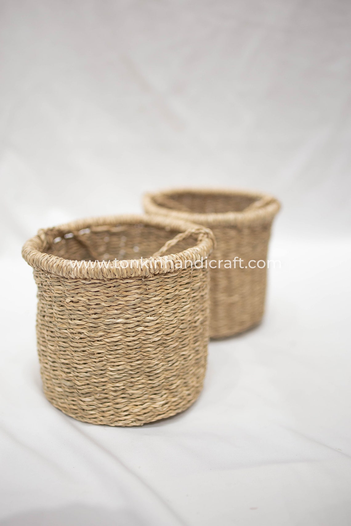 Seagrass Basket Hanging Fruit Basket Planter Container Etsy