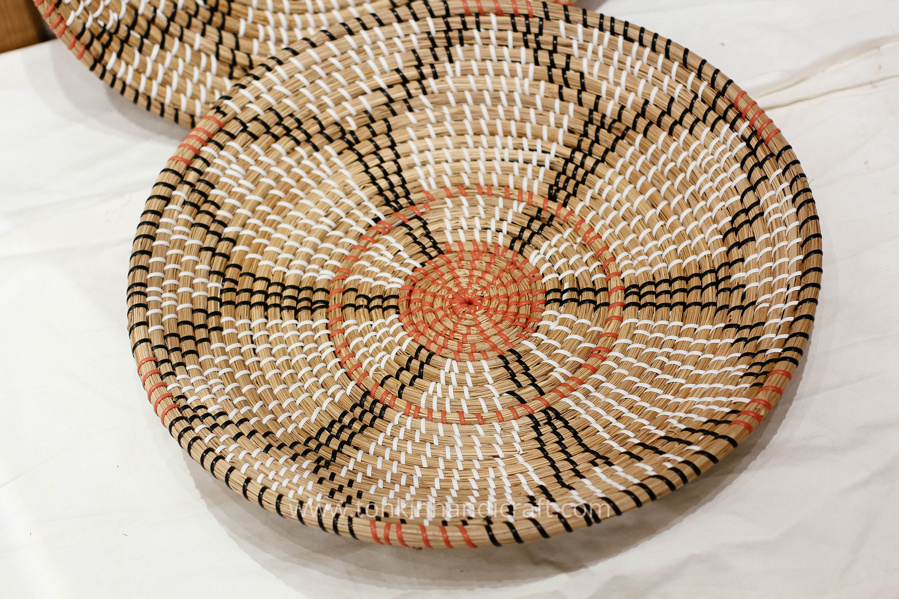 Floral Seagrass weaving handmade Wall decoration Seagrass Etsy