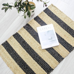 Natural Wicker Rug, Seagrass Rug Carpet,Cottage Style Farmhouse Home Gift, Handmade Natural Straw Rug Rush, Runner Mat Rug,Seagrass Area Rug