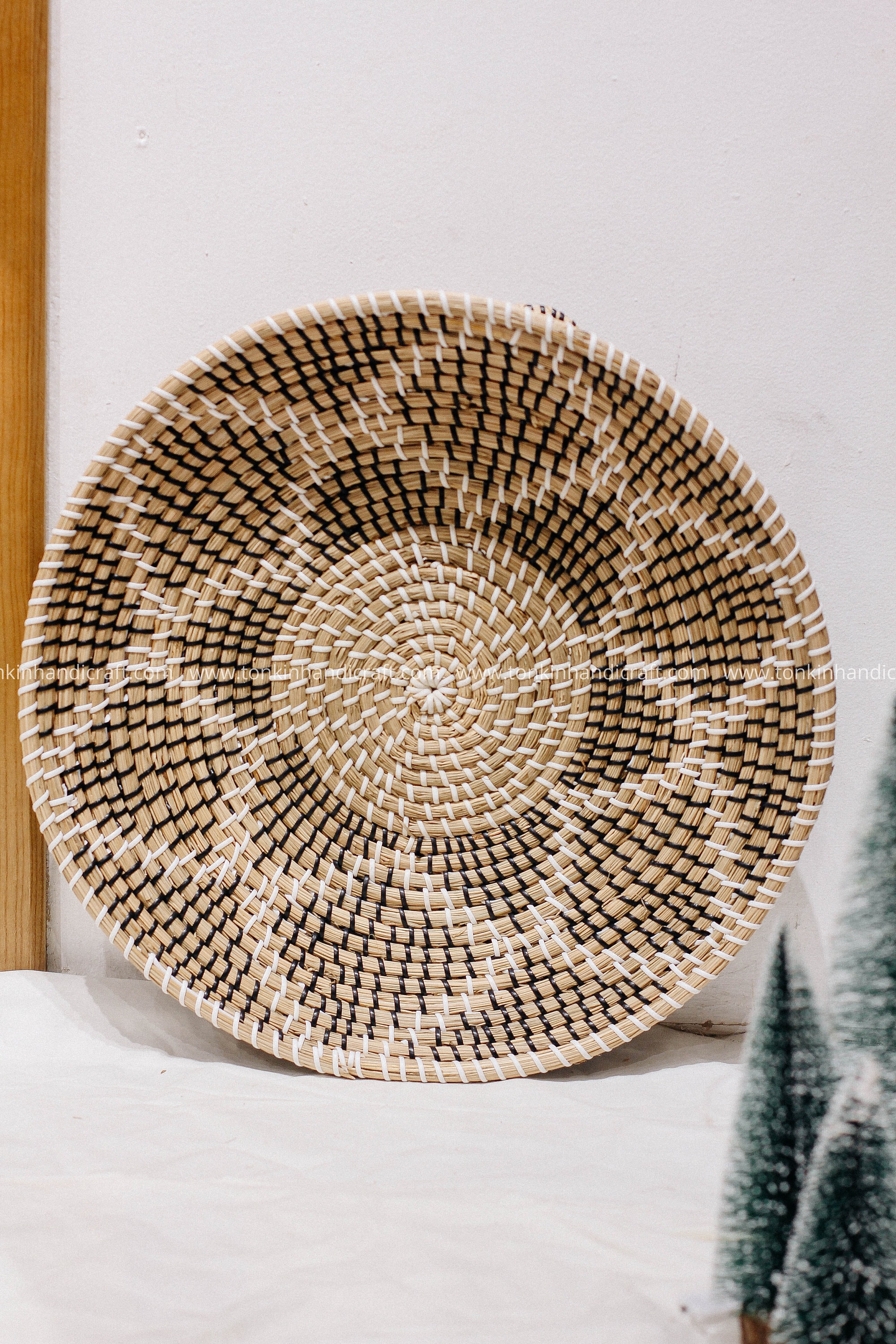 Floral Seagrass weaving handmade Wall decoration Seagrass Etsy