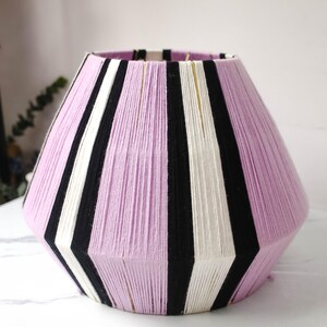 YARN Lampshade light pendant, Handicraft, handmade shop display decoration rustic gift, Housewarming Gift, Garden gift, Gift Home Decor