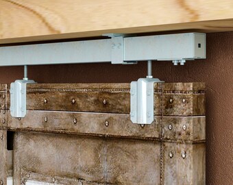 Diyhd Stainless Steel Flat Roller Ceiling Mount Sliding Barn Etsy