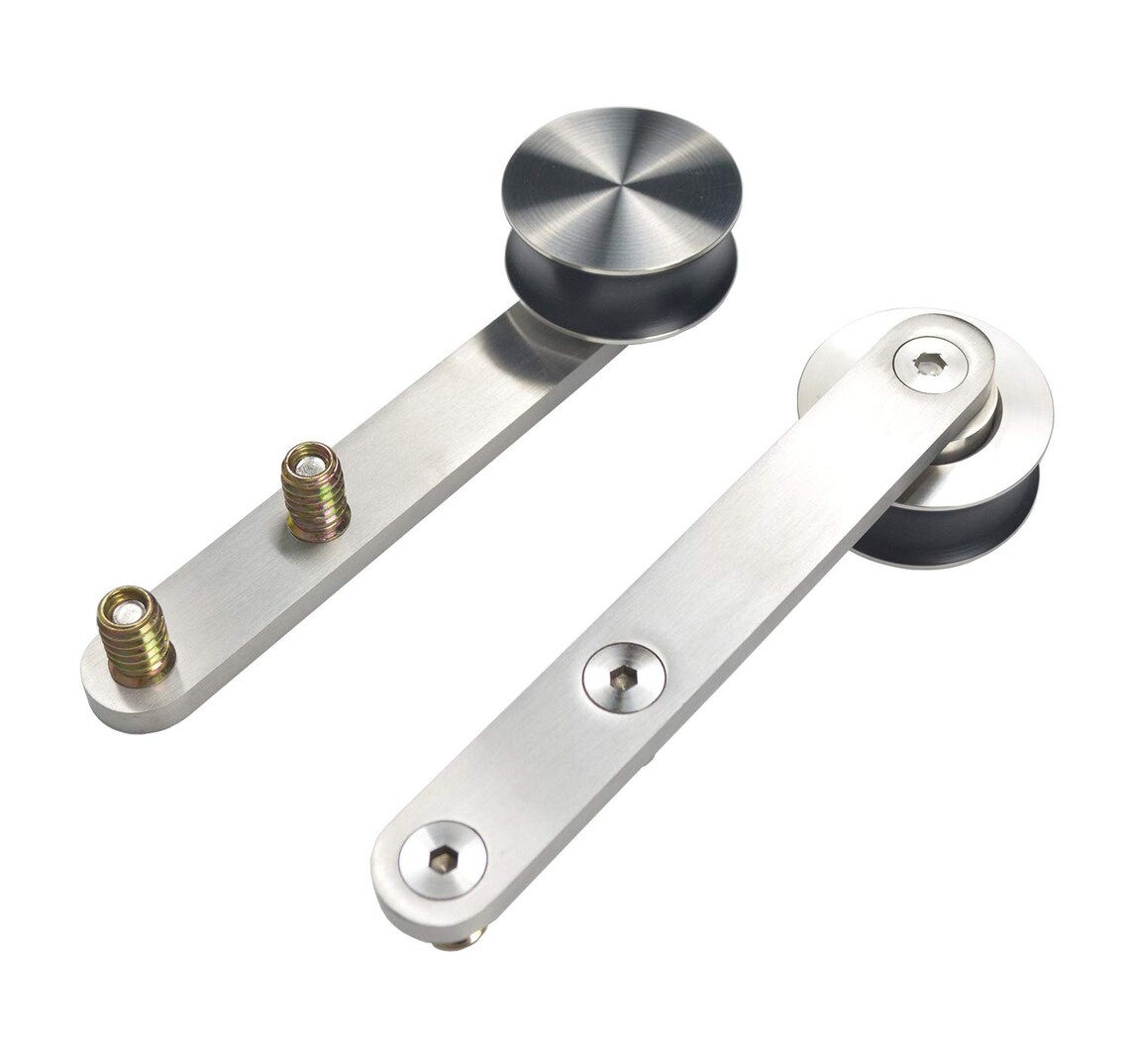 DIYHD Ceiling Mount Sliding Barn Door Hardware Stainless Steel Etsy