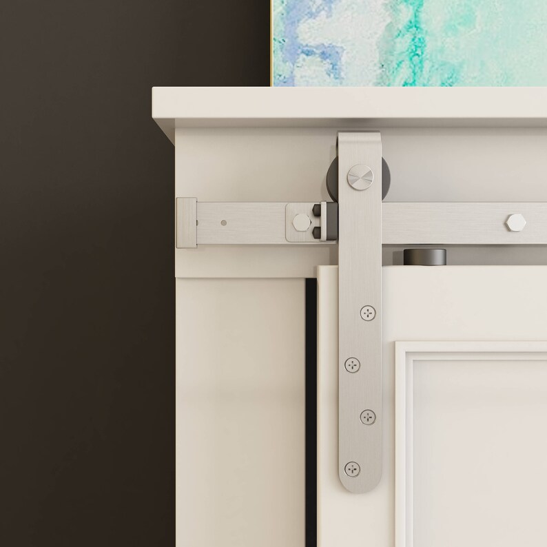DIYHD Mini Barn Door Hardware Small Double Sliding Etsy