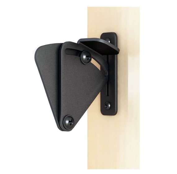 Diyhd Rustic Black Lock For Sliding Barn Door Wood Door Latch Etsy