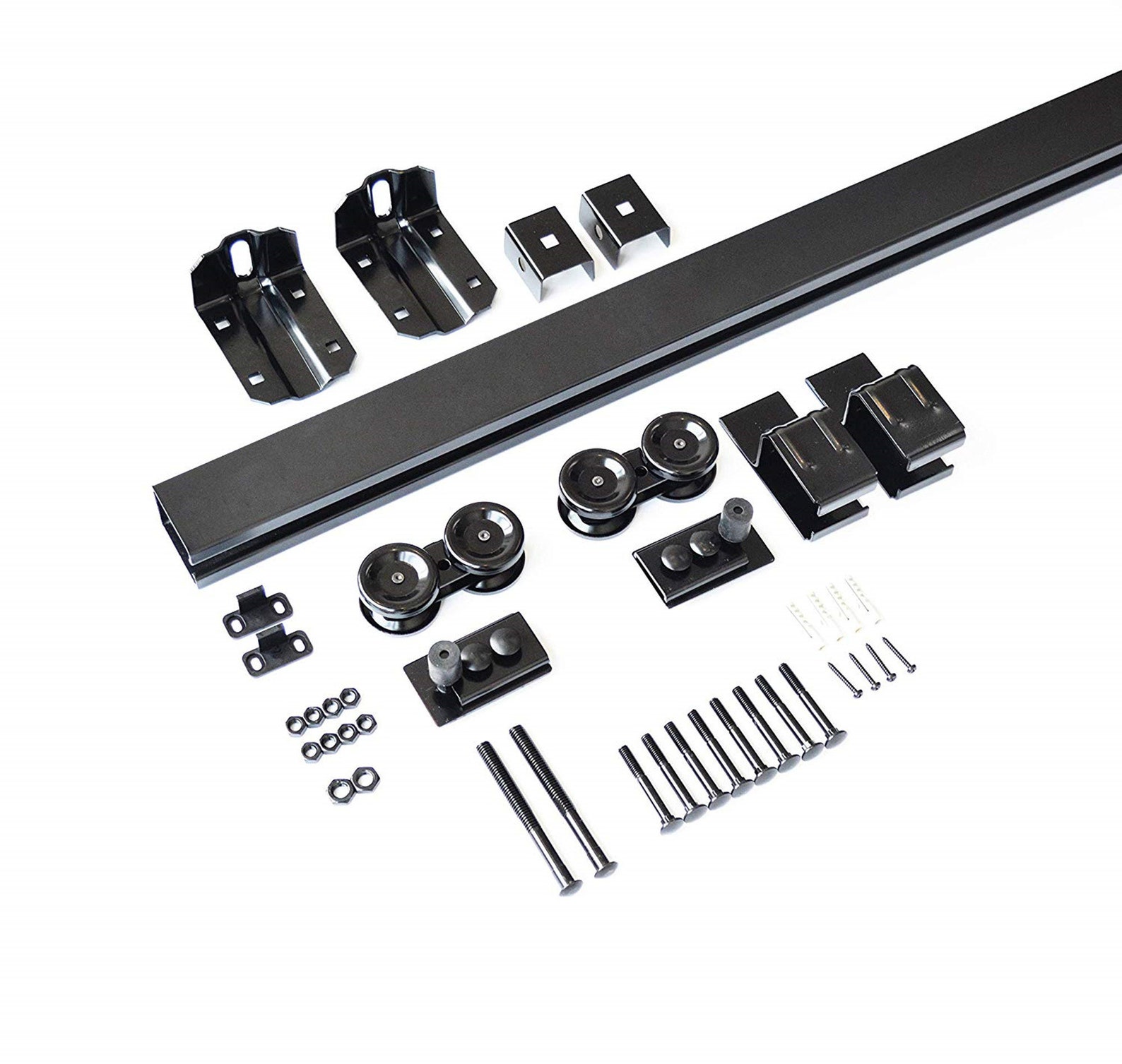 DIYHD Black Box Rail Heavy Duty Barn Hardware Interior Outside Etsy