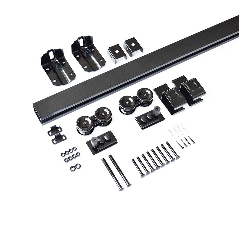 DIYHD M0083 Box Rail Hardware Heavy Duty Steel Sliding Barn Etsy