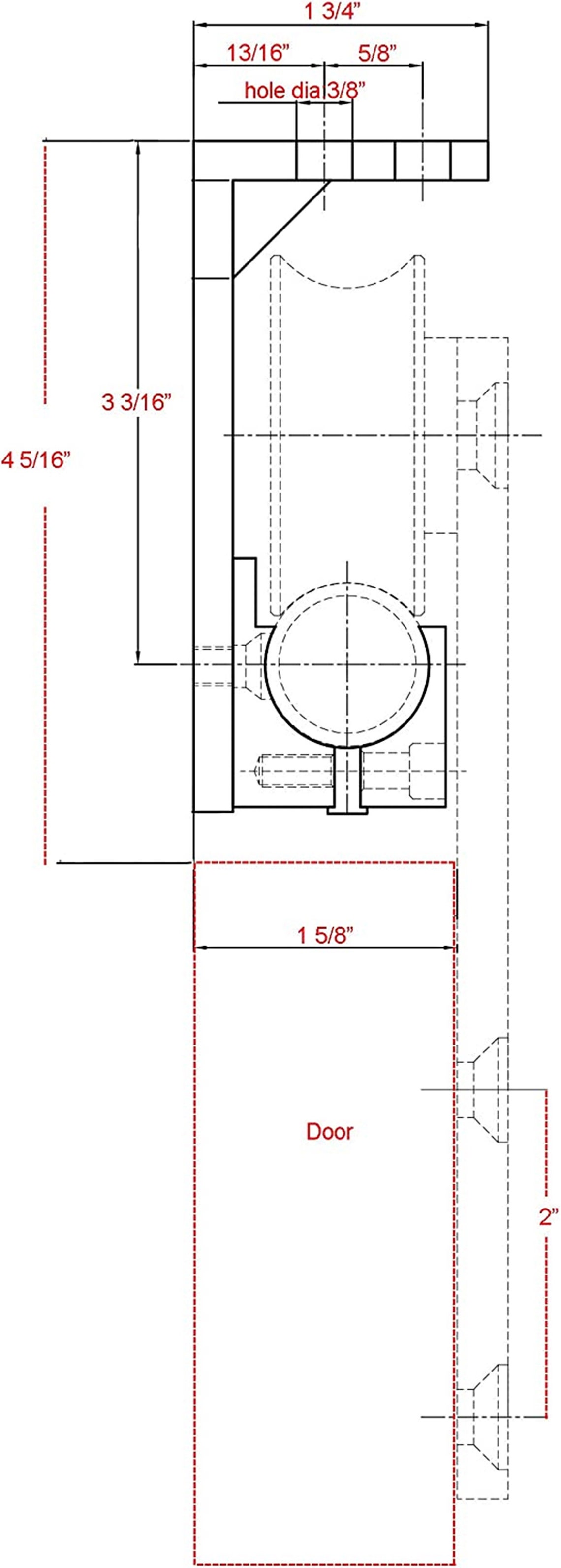 DIYHD Ceiling Mount Sliding Barn Door Hardware Stainless Steel Etsy