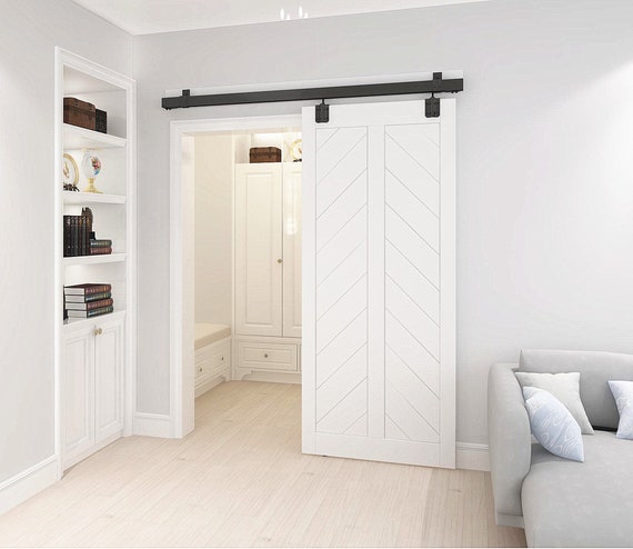 Diyhd Black Box Rail Heavy Duty Barn Hardware Interior Outside Etsy