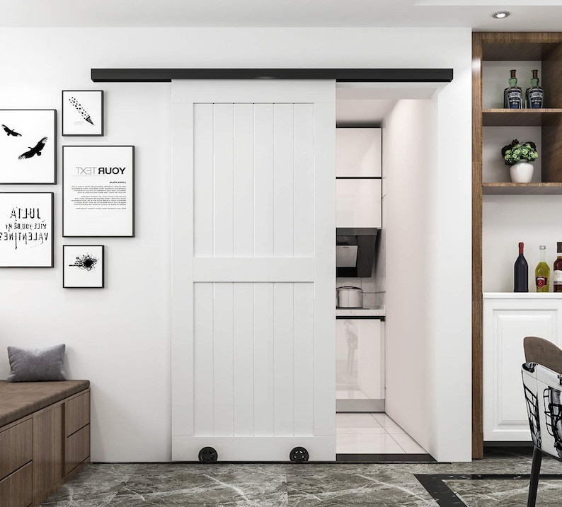 Floor Roller Bottom Rolling Sliding Barn Door Hardwarewith Etsy