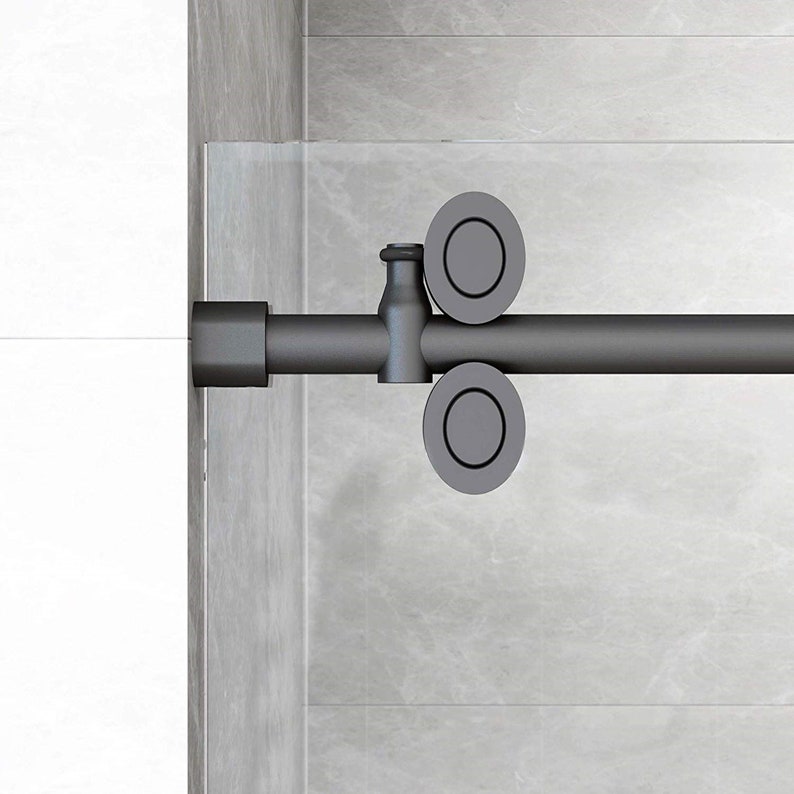 DIYHD Frameless Sliding Glass Shower Door Track Etsy