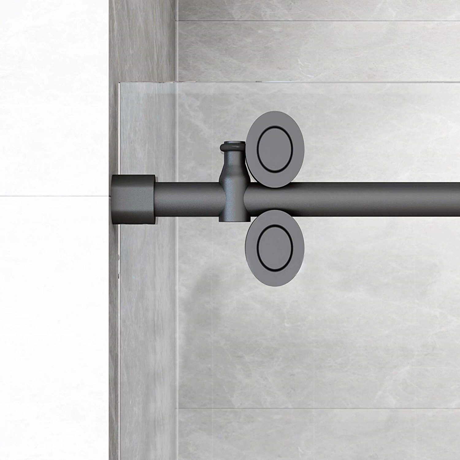 DIYHD Frameless Sliding Glass Shower Door Track Etsy