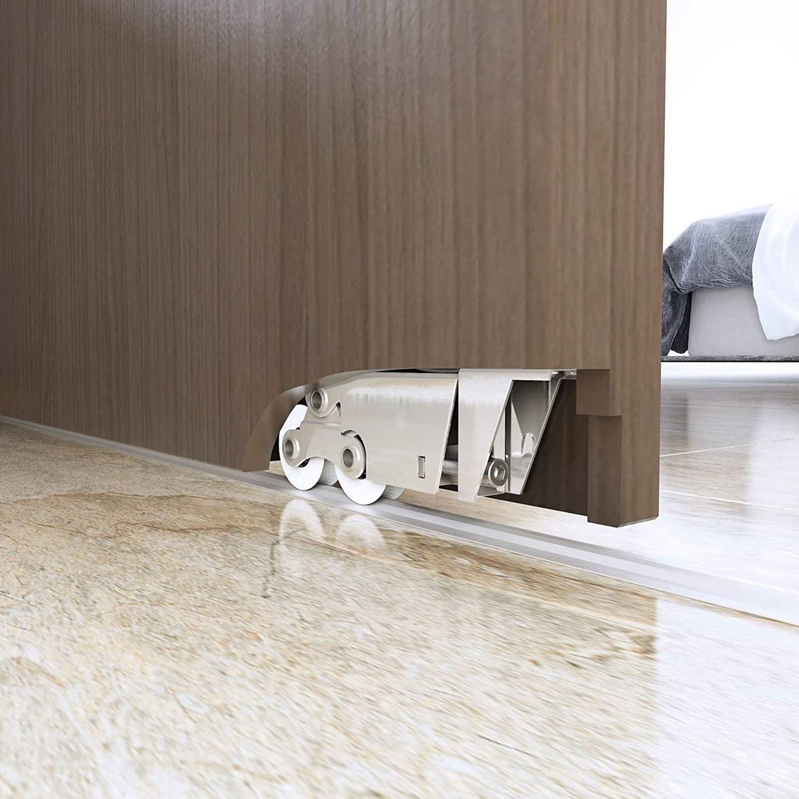 DIYHD Concealed Sliding Barn Door Hardware Soft Closing Etsy