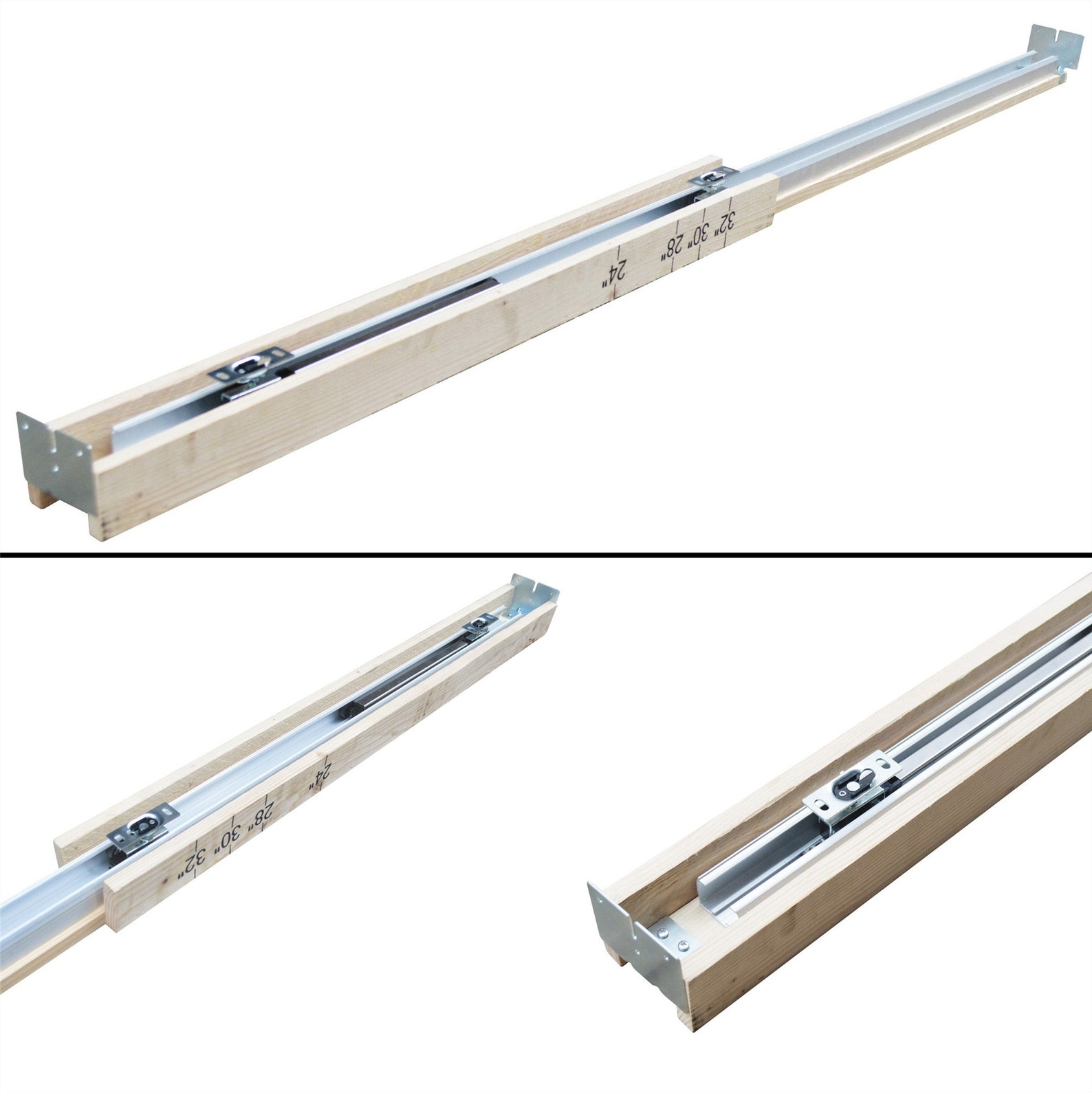 DIYHD Pocket Door Frame Kit With Twoway Soft Close Mechanism Etsy