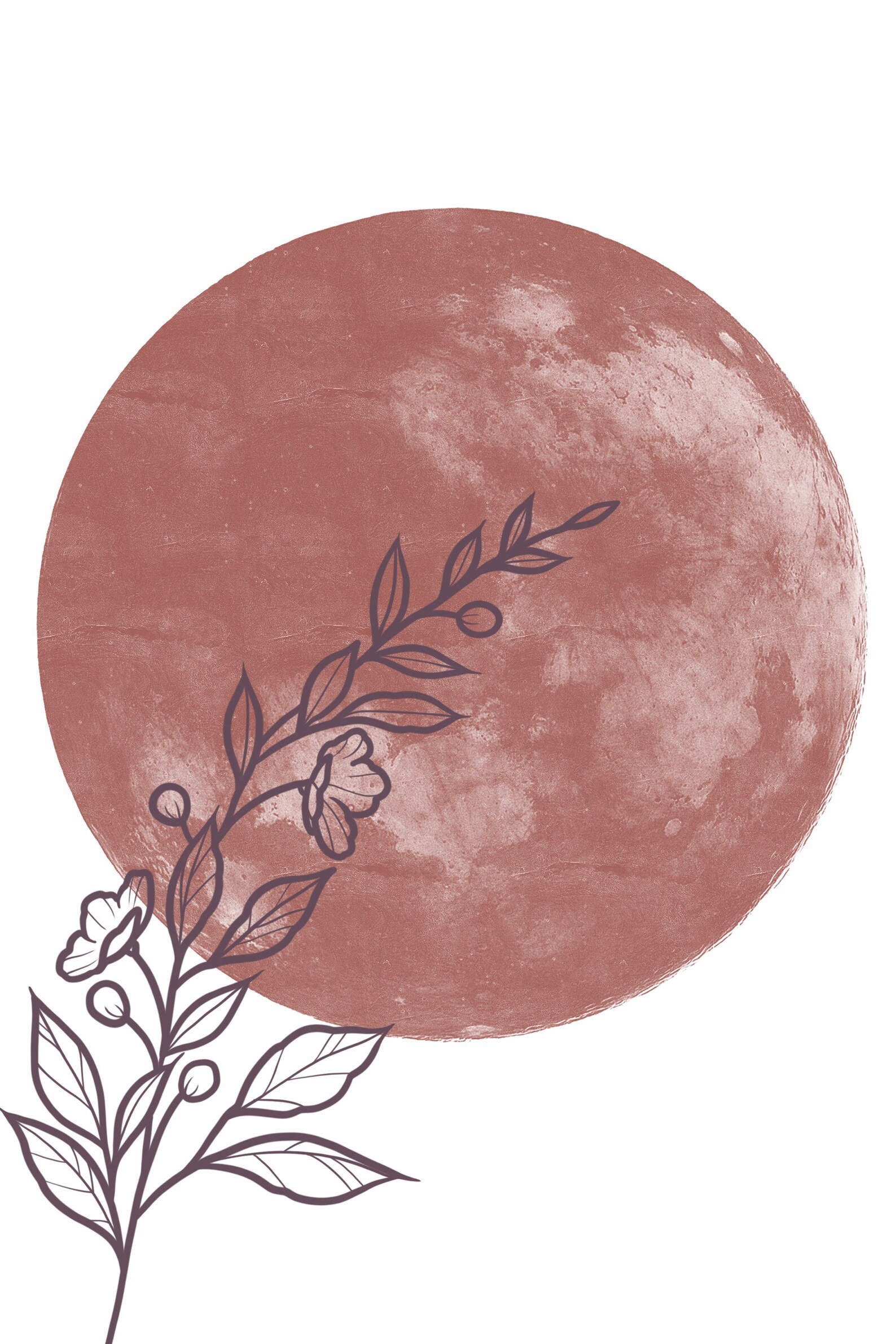 Moon Boho Wall Art Set of 2 Etsy