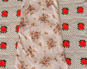 1970s vintage floral maxi dress
