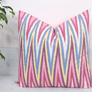Traditionelles usbekisches Boho Dekokissen Suzani, handgewebte Kissenbezüge alle Größen erhältlich, Dekorativer Dekokissenbezug, Boho Pillow Shams