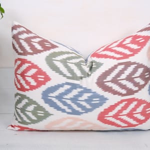 French look throw pillow, Colorful ikat pillow, Accent decorative pillow, Pillows, Home decor pillow, Throw pillow, Sofa pillow, Pillowcases