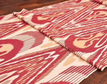Red IKAT Design Fabric,Ikat fabrics,by the meters fabric,digital printed fabric