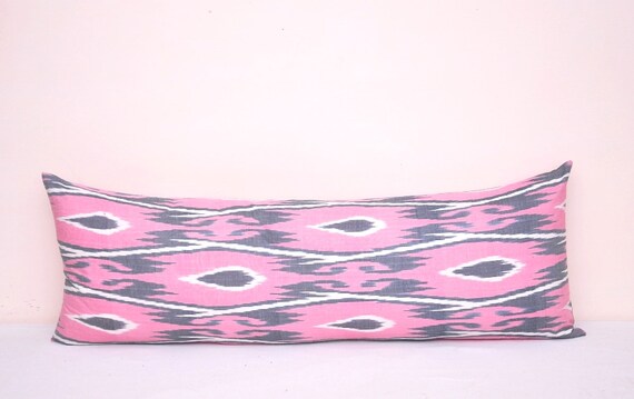 Hot Pink Long Body Pillow Cotton Body Pillow Covers Pink Etsy