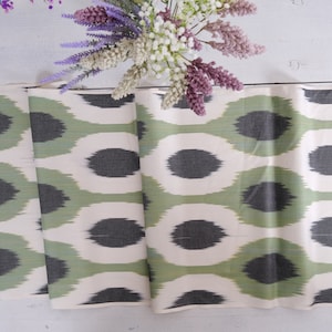 Best Cotton Ikat Fabric Handmade Cotton Ikat Sarees Handwoven Fabric Polka Dot Pattern Handwoven Ikat Fabric Upholstery Sustainable Fashion
