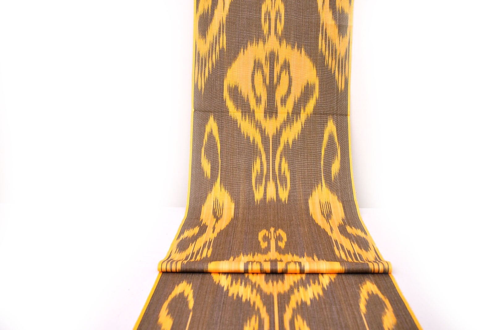 Brown Ikat Fabric Cotton Ikat Fabric by the Yard Upholstery Etsy