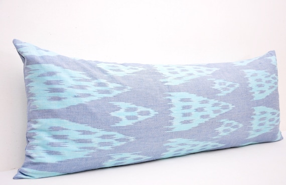 Royal Blue Long Body Pillow Cotton Body Pillow Covers Long Etsy
