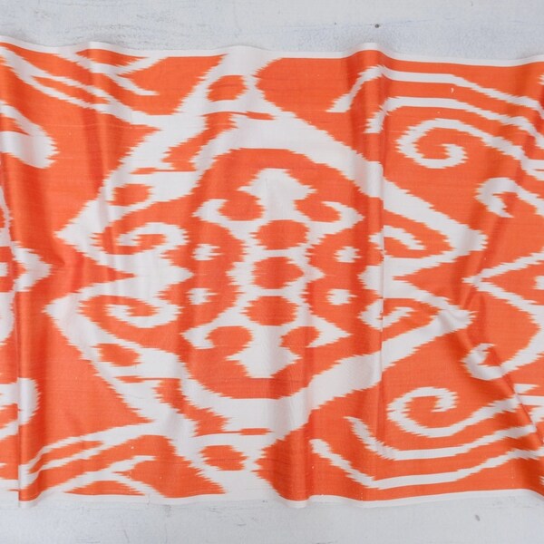 Ikat Orange Cotton Blazer