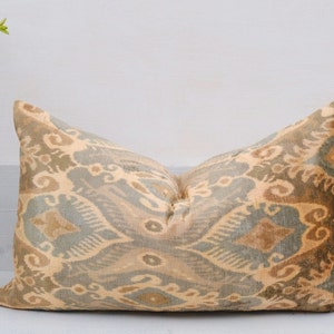 Handloom Seidensamt Kissenbezug: Eclectic Home Decor