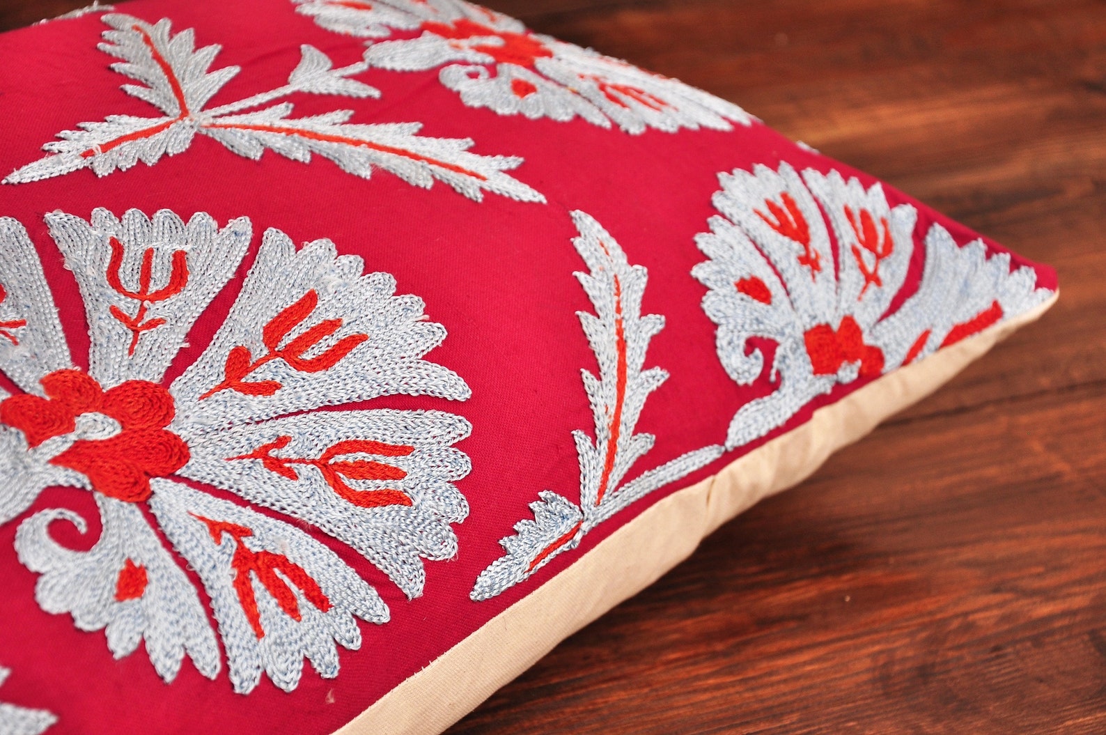 Red Blue Accent Pillow Red Blue Throw Pillow Decorative Etsy