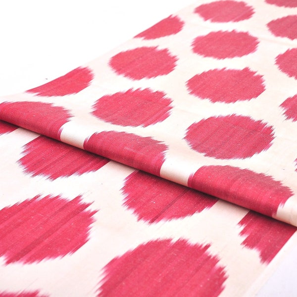 Red Ikat Fabric - Etsy
