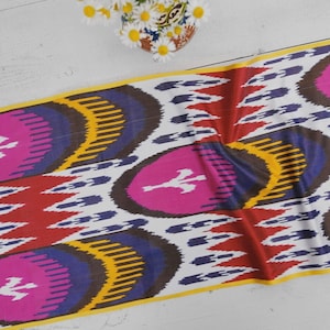 Zijden jurk stof bruiloft kleurrijke jurk stof Ikat stof per meter cadeau voor haar stof zijde bruidsmeisje doek stof vrouw jurk stof