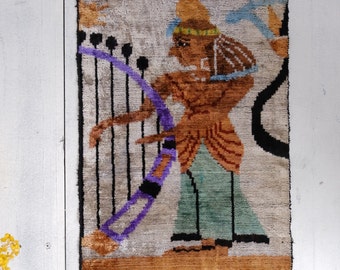Handwoven Velvet Fabric: Silk Fiber Art, Goddesses & Legends Textile
