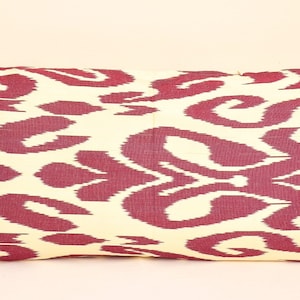 Couverture de coussin de traversin en coton biologique, couverture de coussin de traversin de lit de repos, oreiller de corps, couverture de coussin de corps de coton, longue couverture de coussin, vente d'oreiller d'Ikat