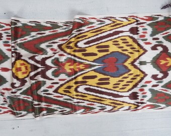 カラフルなイカットプリント 4ウェイスパンデックス生地 – 幅58/60