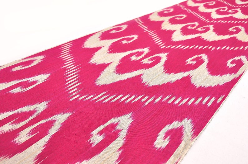 Indian Red Ikat Fabric by Meters Upholstery Fabric Handloom - Etsy