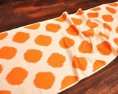 Golden polka dot fabric, golden colored fabric, best fabric, silk dress fabric, ikat fabric, ikat textile, handloom fabric, silk ikat fabric