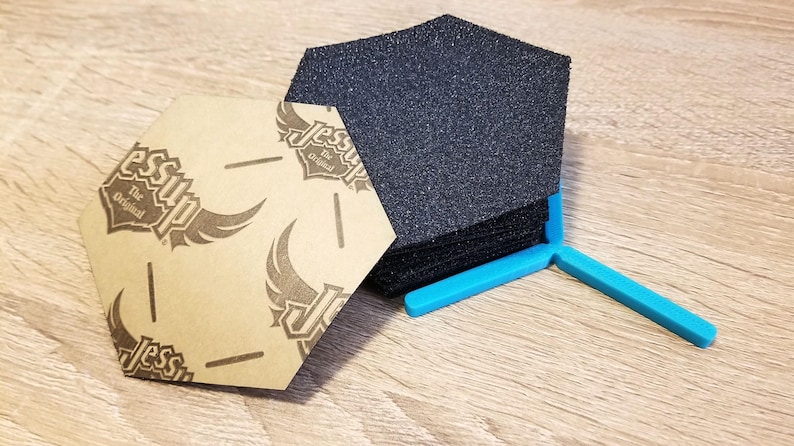 Naklejka Hexagon Grip Tape na deskorolkę Longboard Elektryczna deskorolka Evolve Scooter Onewheel Esk8 Jessup zdjęcie 2