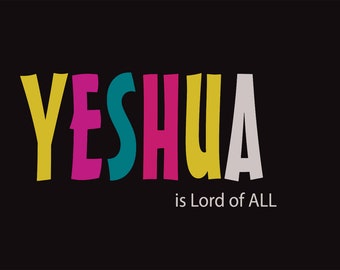 Yeshua Lord of All Silk Printed Worship Flags - Etsy