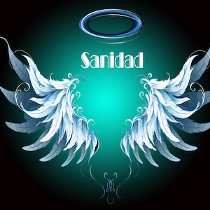SANIDAD In His Wings - II – Prophetic Worship Flags - M -size