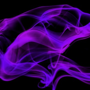 Holy Fire - Blue/purple - Silk Printed Worship Flags