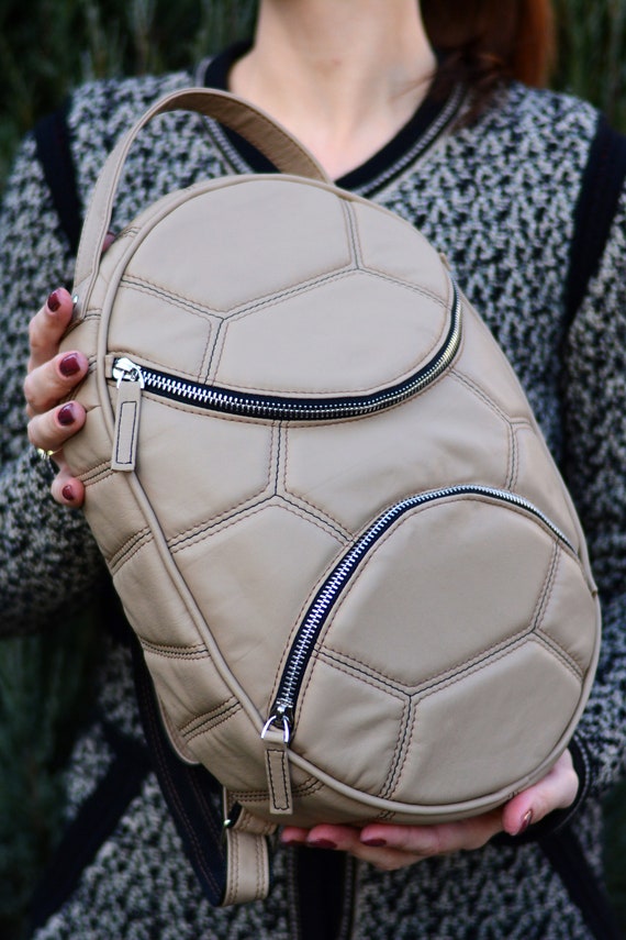 boys leather backpack