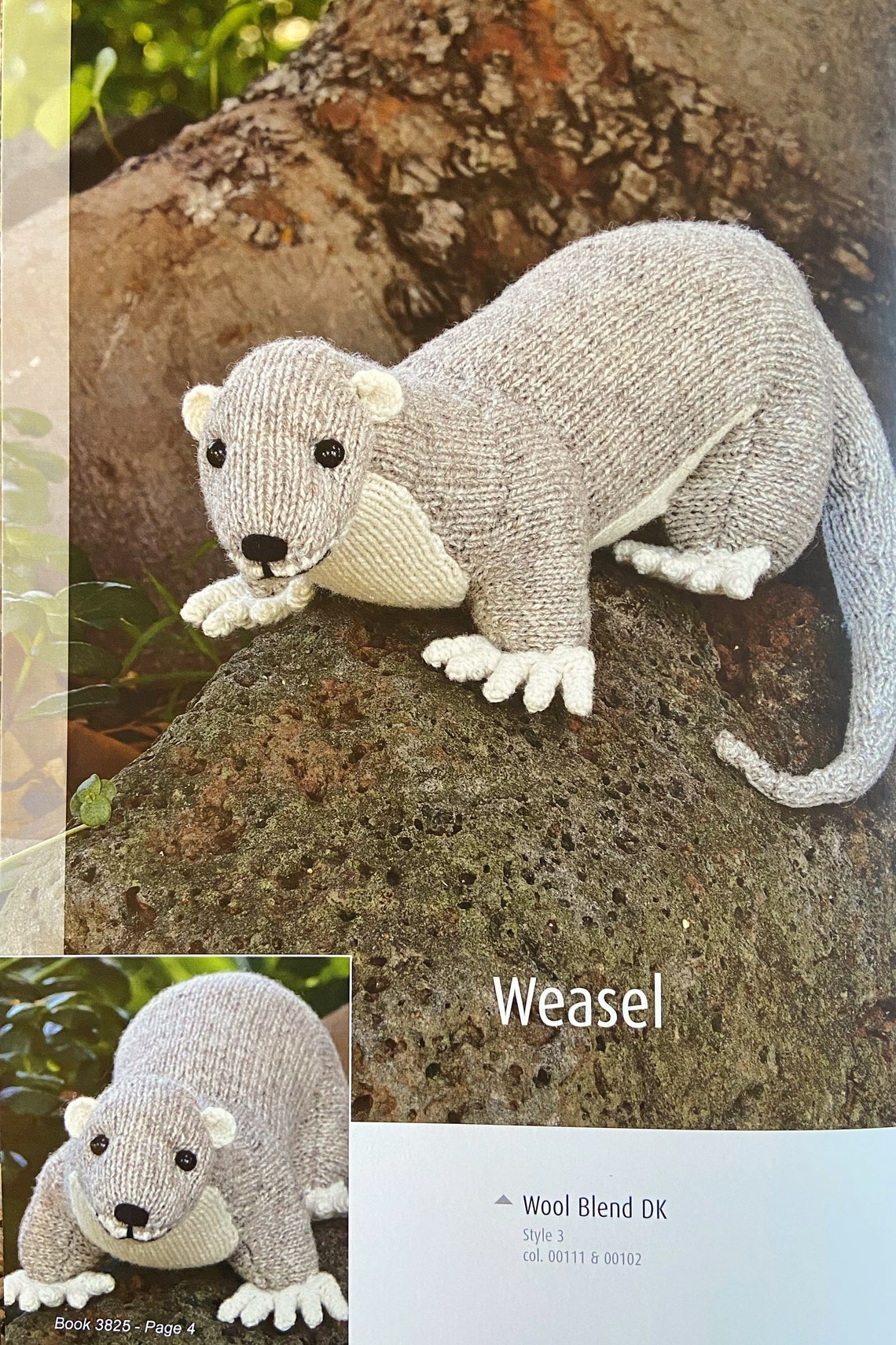 Woodland Animals Knitting Pattern Book Dormouse Fox Etsy